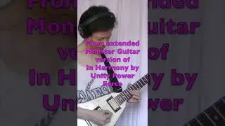 Middle Of FAST LEAD GUITAR SOLO With Flying V From Extended MONSTER GUITARS Version IN HARMONY