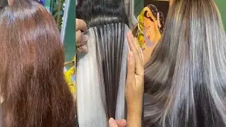 ASH BLONDE HIGHLIGHTS TRANSFORMATION  ONLY BOX SECTION TUTORIAL 