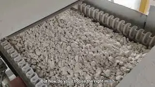 Quartz grinding mill performance in glass production