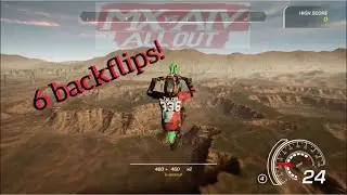 Worlds first sextuple backflip|Mx vs Atv all out