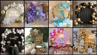 Best Birthday Stage Decoration at Home | Balloon Theme Birthday Decoration ideas