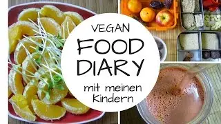 VEGAN FOOD DIARY 2 mit meinen Kindern - Rohkost und Kochkost