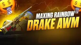 NEW RAINBOW DRAKE AWM MAXED🤑 | FIRST CRATE OPENING IN iPAD | YOUTUBE KD💸