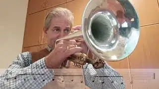 G major scale Exercise for Trumpet - fast