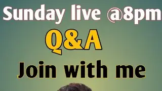 Sunday Live with Tech Shiva| Ask questions get answers