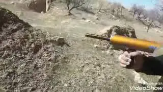 LONG RANGE METAL DETECTOR. AKS TEST in iran by zarin