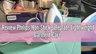 Review Philips Non-Stick Soleplate Lightweight Garment Care Dry Iron 1.6m Cord Length DST0520/20