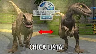 DINOSAURIO MAS INTELIGENTE! LA GRANDULLONA Velociraptora de Parque Jurásico Jurassic World El Juego