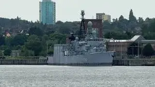 Frigate KARLSRUHE (F 212) is located in the Kiel naval arsenal