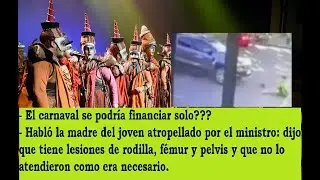 CARNAVAL... baja de delitos??? El choque del Ministro le fractur&oacute; la cadera al motociclista