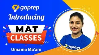 Introducing MAT Classes | Umama Ma'am | Class 8 | Goprep