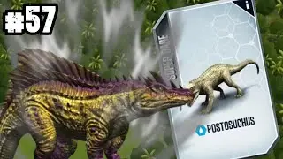 Postosuchus MAXED! || Jurassic World The Game Site H Ep57
