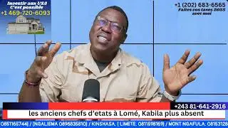 URGENT: VOICI POURQUOI JOSEPH KABILA ETAIT ABSENT A LOME OU SE SONT REUNIS D' AUTRES EX PRESIDENTS