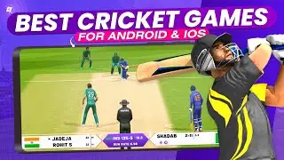 Top 10 Best Mobile CRICKET GAMES for Android & iOS | ICC Cricket World Cup 2023 Special!