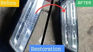 Car Tail light repairing with basic tool || Car Tail light Cover Replacement and restoration