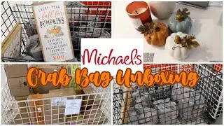 MICHAELS 🎨 $5 Grab Bag Unboxing! 🛍Halloween/Thanksgiving/Fall Clearance 🍂 Unbox with Me!