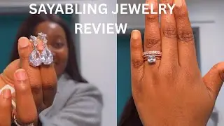 ✨SAYABLING JEWELRY SET REVIEW | ELEGANT RING 💍 & EARRINGS UNBOXING!