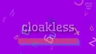 БЕЗПЛАТНОСТЬ &ndash; КАК СКАЗАТЬ БЕЗПЛАТНОСТЬ?  #без плаща (CLOAKLESS - HOW TO SAY CLOAKLES