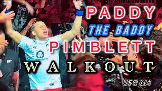 Paddy Pimblett Walkout | UFC 314
