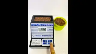 Measurement of % Moisture in Radish - Muli seeds - मूली बीज