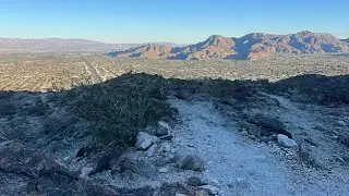 Trail Running the Bump and Grind Trail in Palm Desert, CA, USA