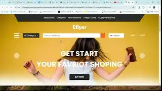 Free E-commerce Html Css Template -EFLYER STORE