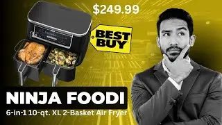 Обзор аэрофритюрницы Ninja Foodi 6-в-1 XL с двумя корзинами | Система DualZone Smart Cook System ...