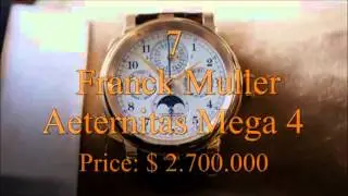 Most expensive watches