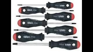 Felo 7 Pc Torx Screwdriver Set T6-T30 &ndash; 2 Component Handle &ndash; 50981