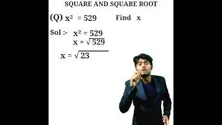 Sainik school preparation / Maths / Class 6 / Square and #square root / Question and answer #short