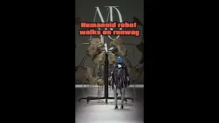 Humanoid robot makes runway debut at Shanghai Fashion Week