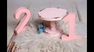SET Cake Smash Bundle - Model 2 - Pink baby photography props