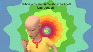 Caillou wins the GameShow and gets Ungrounded.