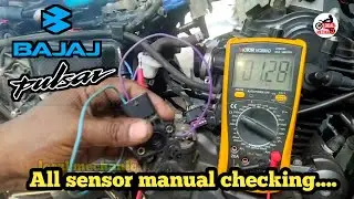 Pulsar 150 bs6 starting problem all sensors manual checking