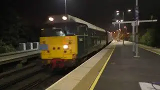 (HD) DCR 31452 drags Southeastern 375606 pass Dartord working 5Q57 - 31/10/15