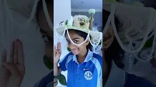 Easter Hat Parade at school! Anarghya's Easter hat. #shorts