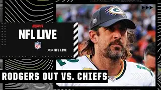 NFL Live discusses Aaron Rodgers&rsquo; vaccination status and positive COVID-19 test