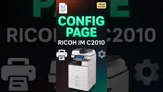 ⚠️ Tech Tip: Print the Configuration Page on Ricoh IM C2010! #shorts