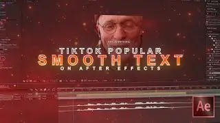 Smooth film style text tutorial on after effects