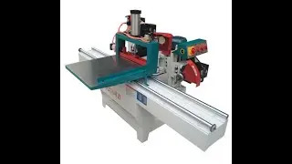 MD2018/MJ105  Five-Disc Tenoning Machine teonoer #woodworking #tenoner cutting