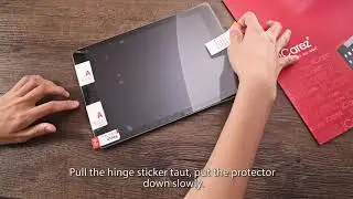 [Hinge Installation] iCarez iPad Anti-glare Matte Screen Protector Installation Video