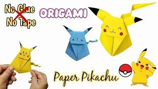 Origami Pikachu Tutorial✨| Easy Paper Pokemon Craft | Step-by-Step DIY for Beginners|Craft Studio