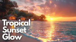 Tropical Sunset Glow | Relaxing Lounge Grooves by the Sea