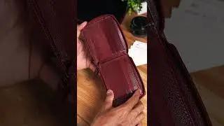 100% Original Leather Zipper Wallet - Harry Men's Leather Wallet - Belford England #originalleather