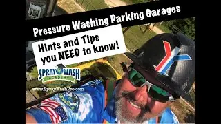 Pressure Washing Parking Garages - Some things to think about