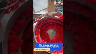 Flip top cap assembly machine #assemblymachine #cap #machine #china