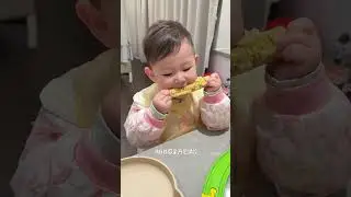 1-Year-Old Baby's 3 Meals of Complementary Foods & 1 Milk Meal Unboxing