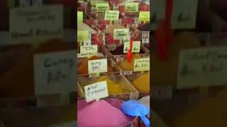 ANTALYA OLD TOWN - market bazaar - Spices ✨🇹🇷 #shorts