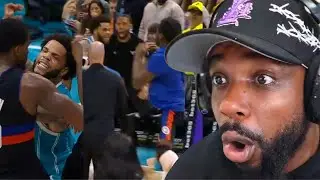 CashNasty Reacts To Pistons vs Hornet HUGE FIGHT! Duren vs Moussa & Isaiah Stewart RUNS at Bridges!