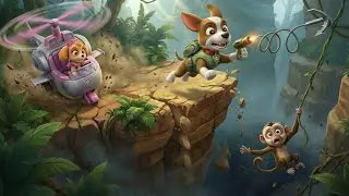 Jungle Rescue Mission: Saving Mandy! 🐒 | Puppy Rescue Squad | Full Episode 3D Animation